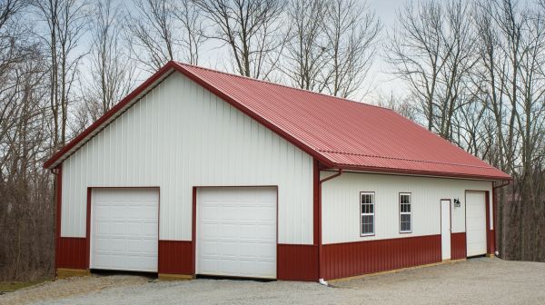 Barn Downspout Repair in Columbia