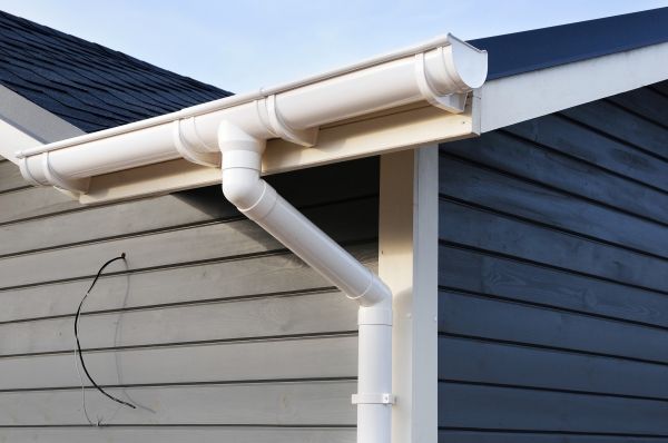 PVC Rain Gutter Installation in Columbia