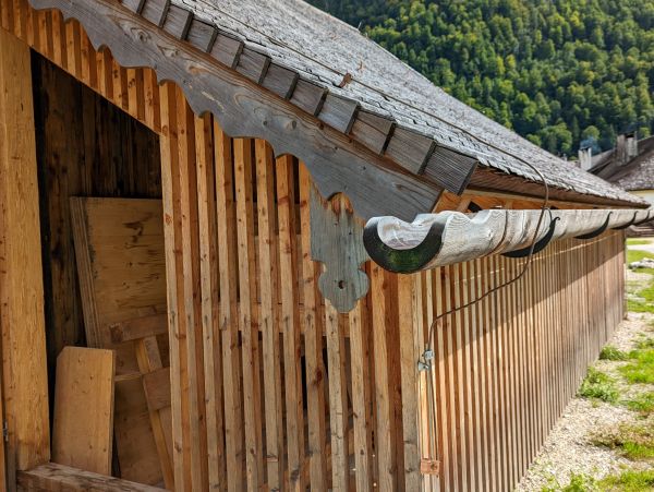Wood Gutter Installation in Columbia